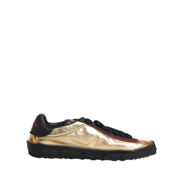 Dolce & Gabbana Multicolor Old Runner Lace Up Sneakers Men's Shoes